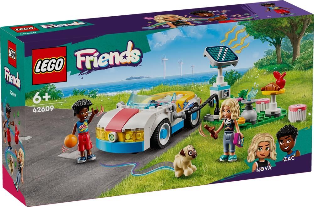 LEGO Friends 42609 Samochód elektryczny i stacja ładująca