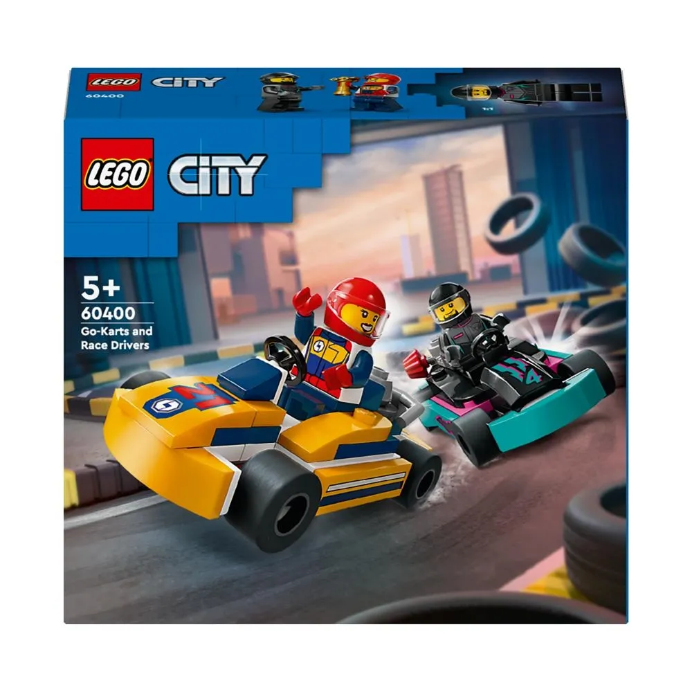 LEGO City 60400 Gokarty i kierowcy wyścigowi