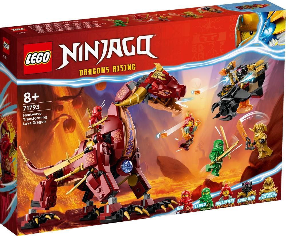 LEGO 71793 Ninjago Lawowy smok zmieniający się w falę ognia