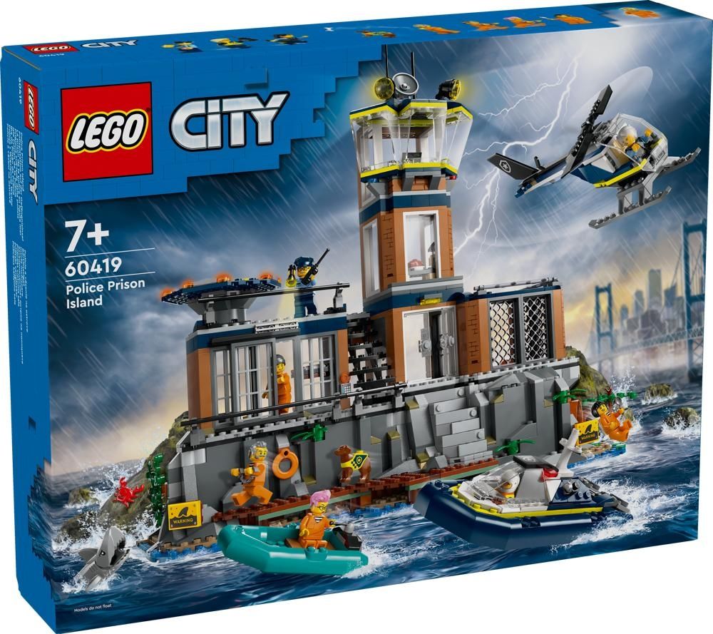 LEGO CITY 60419 POLICJA Z WIĘZIENNEJ WYSPY