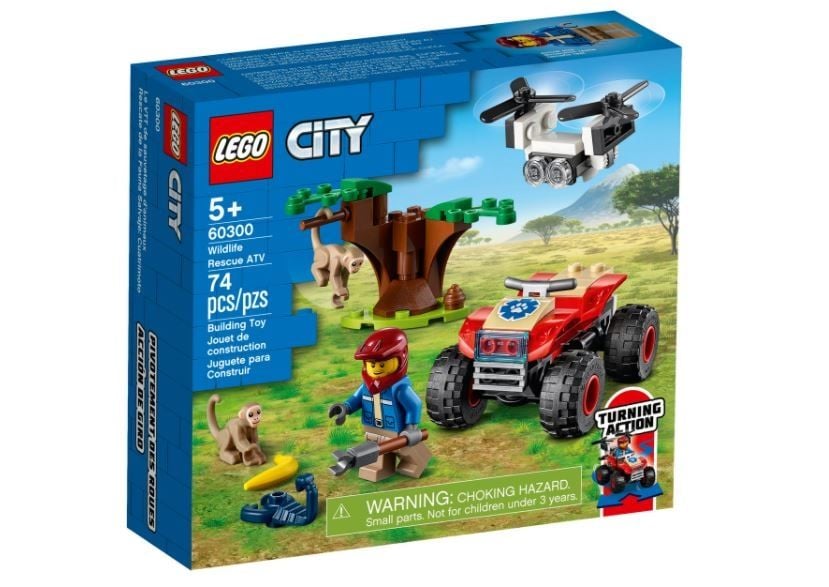 Lego City Quad ratowników zwierząt 60300