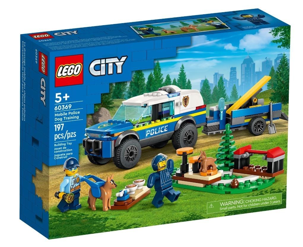 LEGO City Szkolenie psów policyjnych w terenie 60369