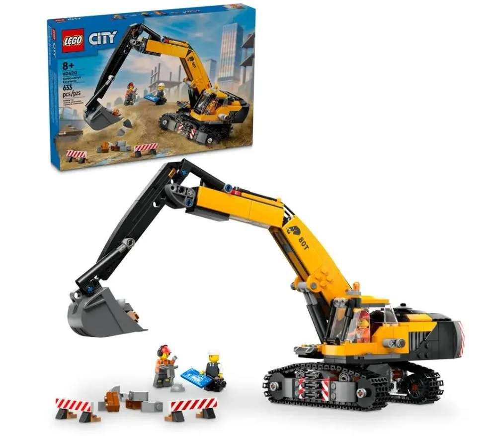 LEGO City Żółta koparka 60420