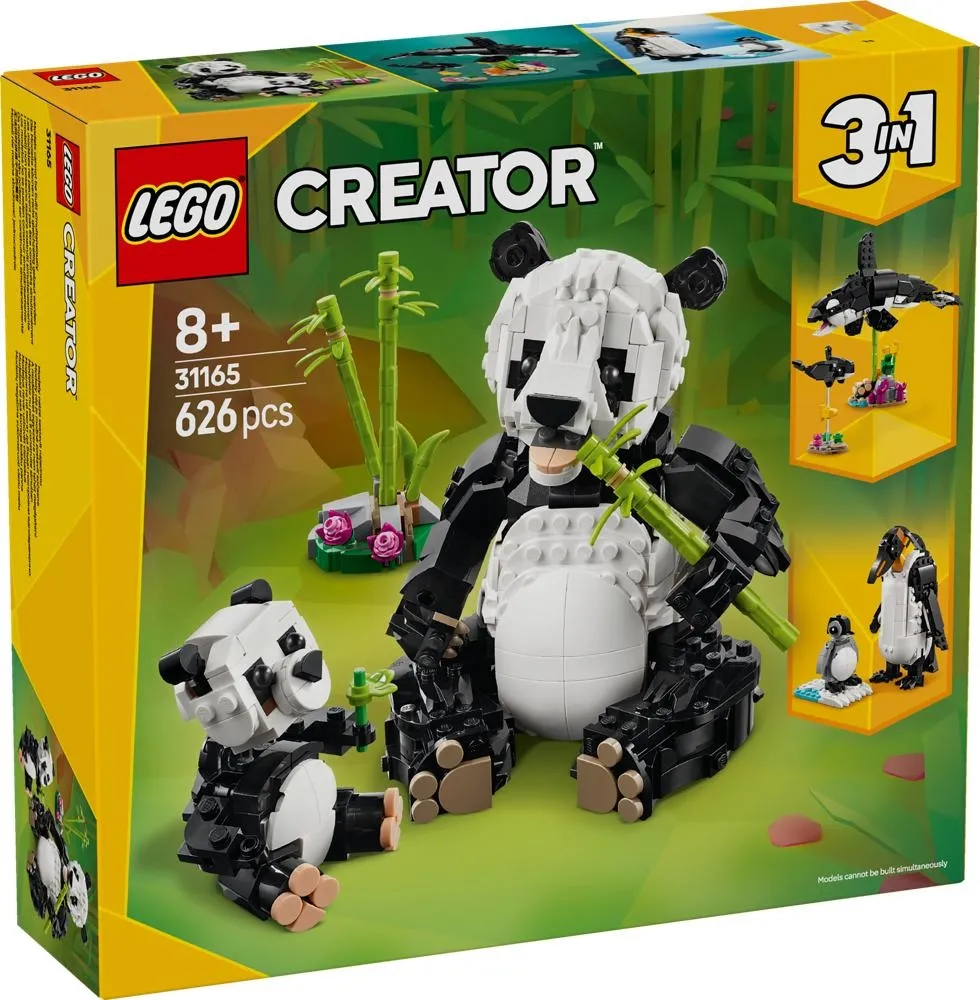 LEGO® Creator 3 w 1 Dzikie zwierzęta: rodzina pand 31165