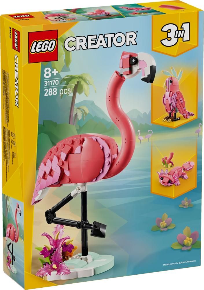 LEGO® Creator 3 w 1 Dzikie zwierzęta: różowy flaming 31170