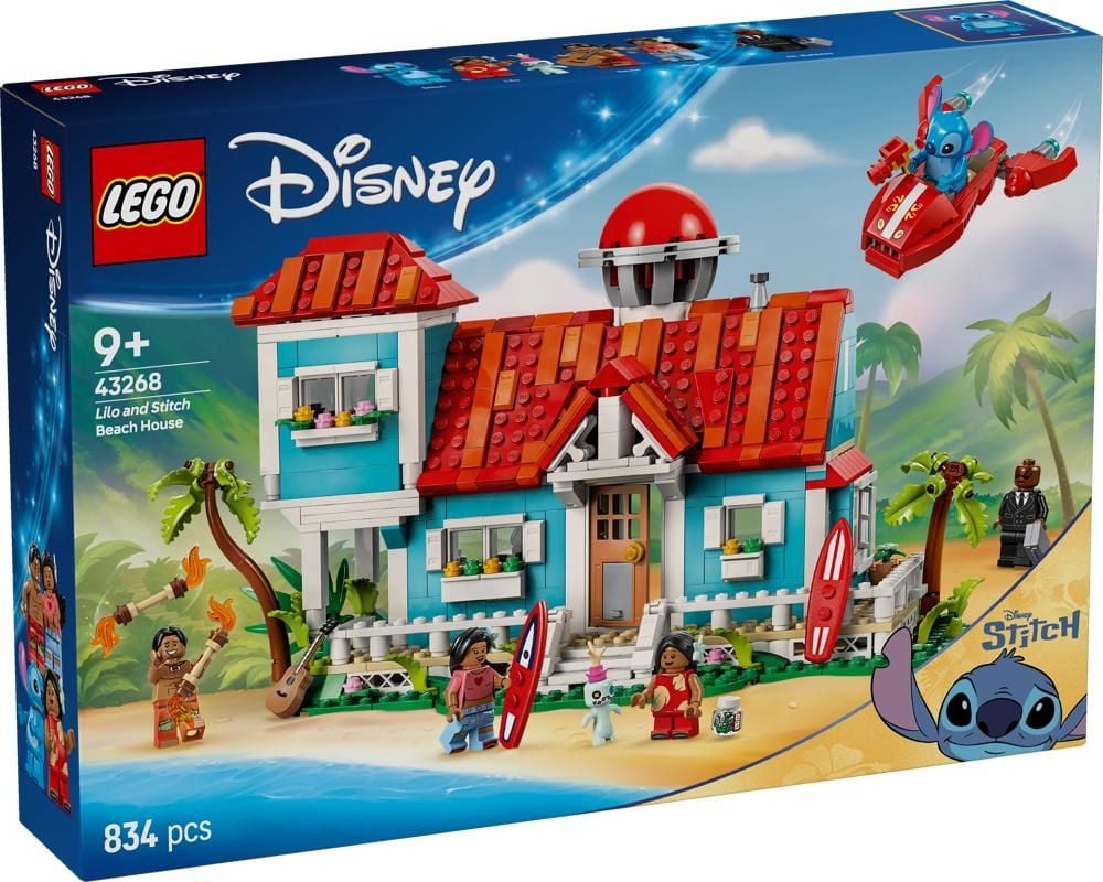 LEGO® ǀ Disney Domek na plaży Lilo i Stitcha 43268