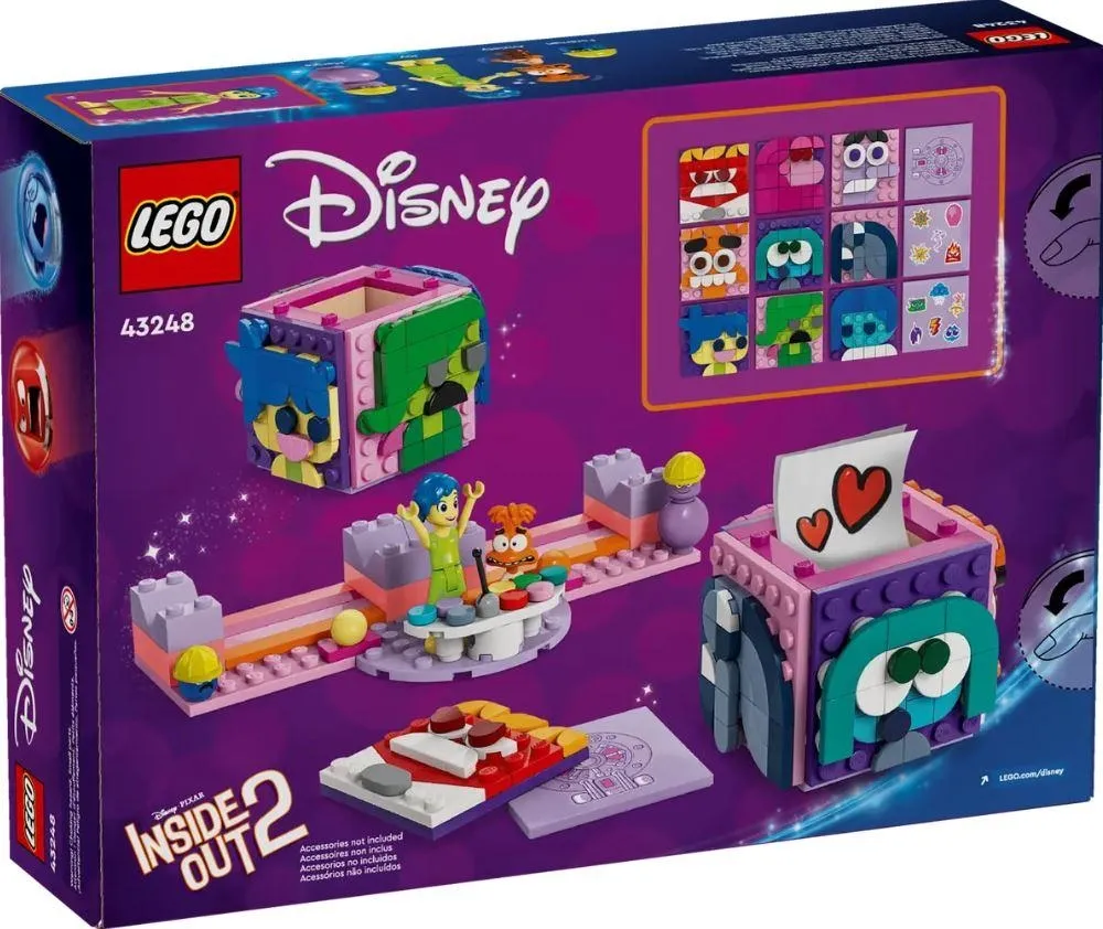 Lego Disney W głowie się nie mieści 2 — kostki z emocjami 43248