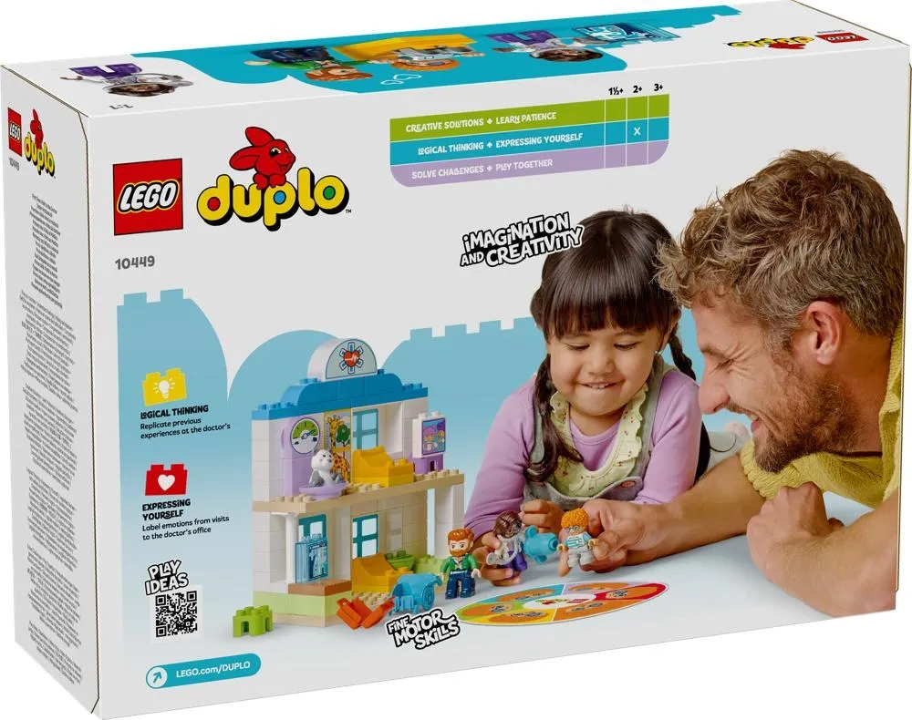 LEGO® DUPLO® Moje miasteczko Pierwszy raz: Wizyta u lekarza 10449