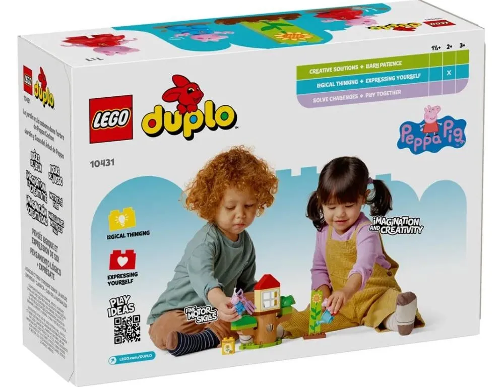 LEGO Duplo Ogród i domek na drzewie Peppy 10431