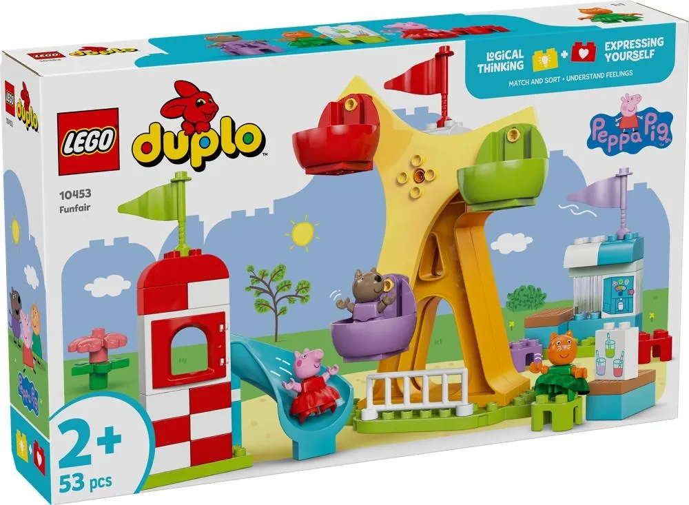 LEGO® DUPLO® Świnka Peppa Wesołe miasteczko 10453