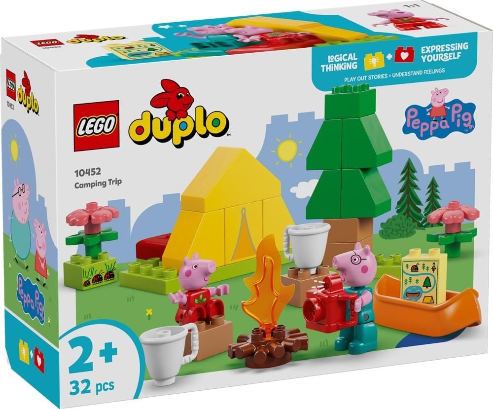 LEGO® DUPLO® Świnka Peppa Wyprawa na biwak 10452