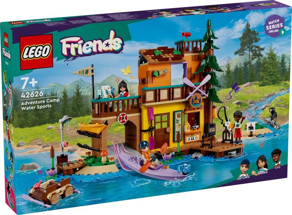 LEGO FRIENDS 42626 SPORTY WODNE NA OBOZIE KEMPINGOWYM