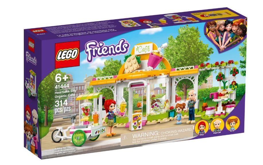 Lego Friends Ekologiczna kawiarnia w Heartlake 41444