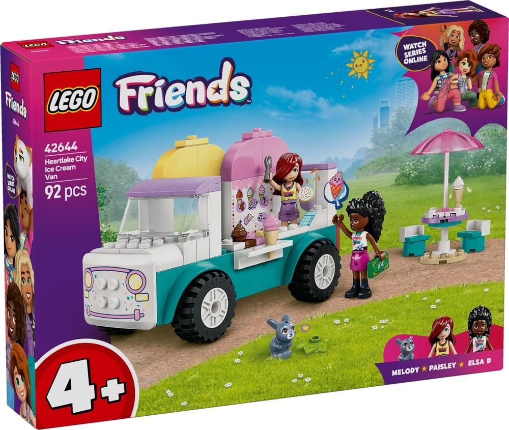 LEGO  Friends Furgonetka z lodami w mieście Heartlake 42644