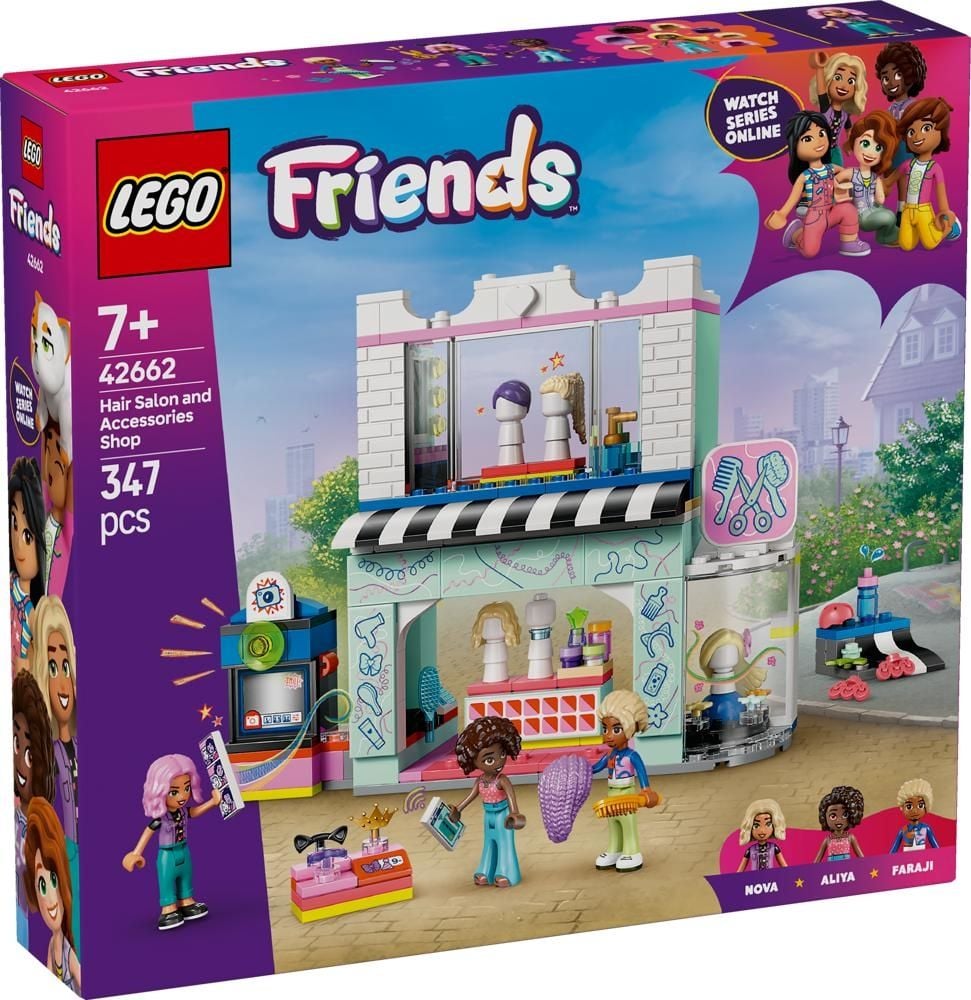 LEGO  Friends Salon fryzjerski i sklep z ozdobami 42662