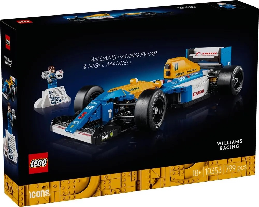 LEGO® Icons Williams Racing FW14B i Nigel Mansell 10353