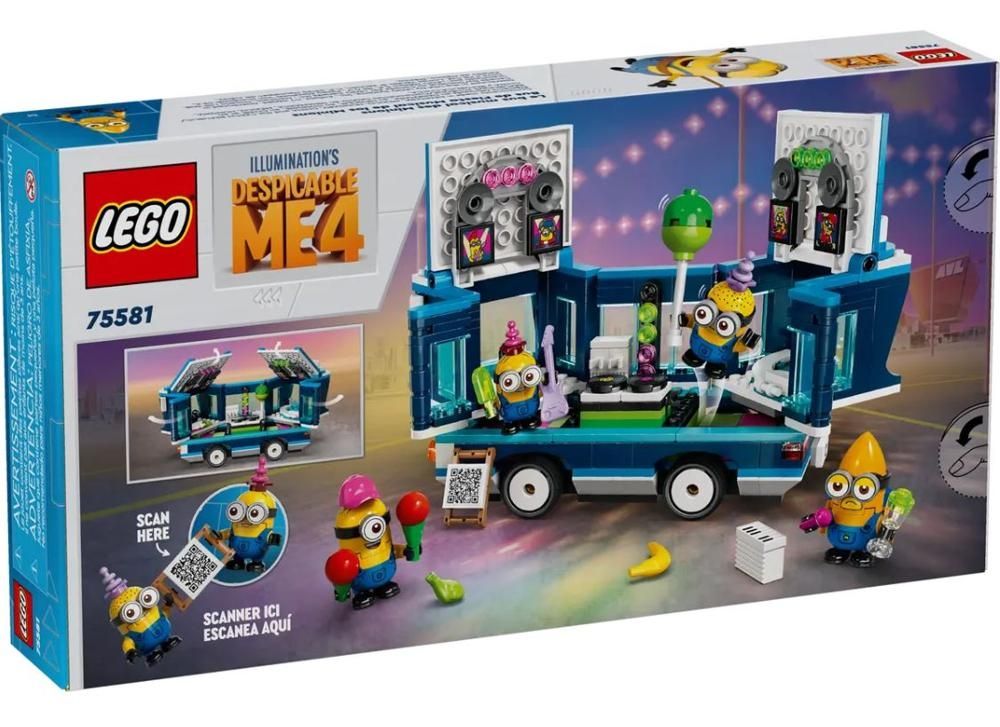 Lego Imprezowy autobus minionków 75581