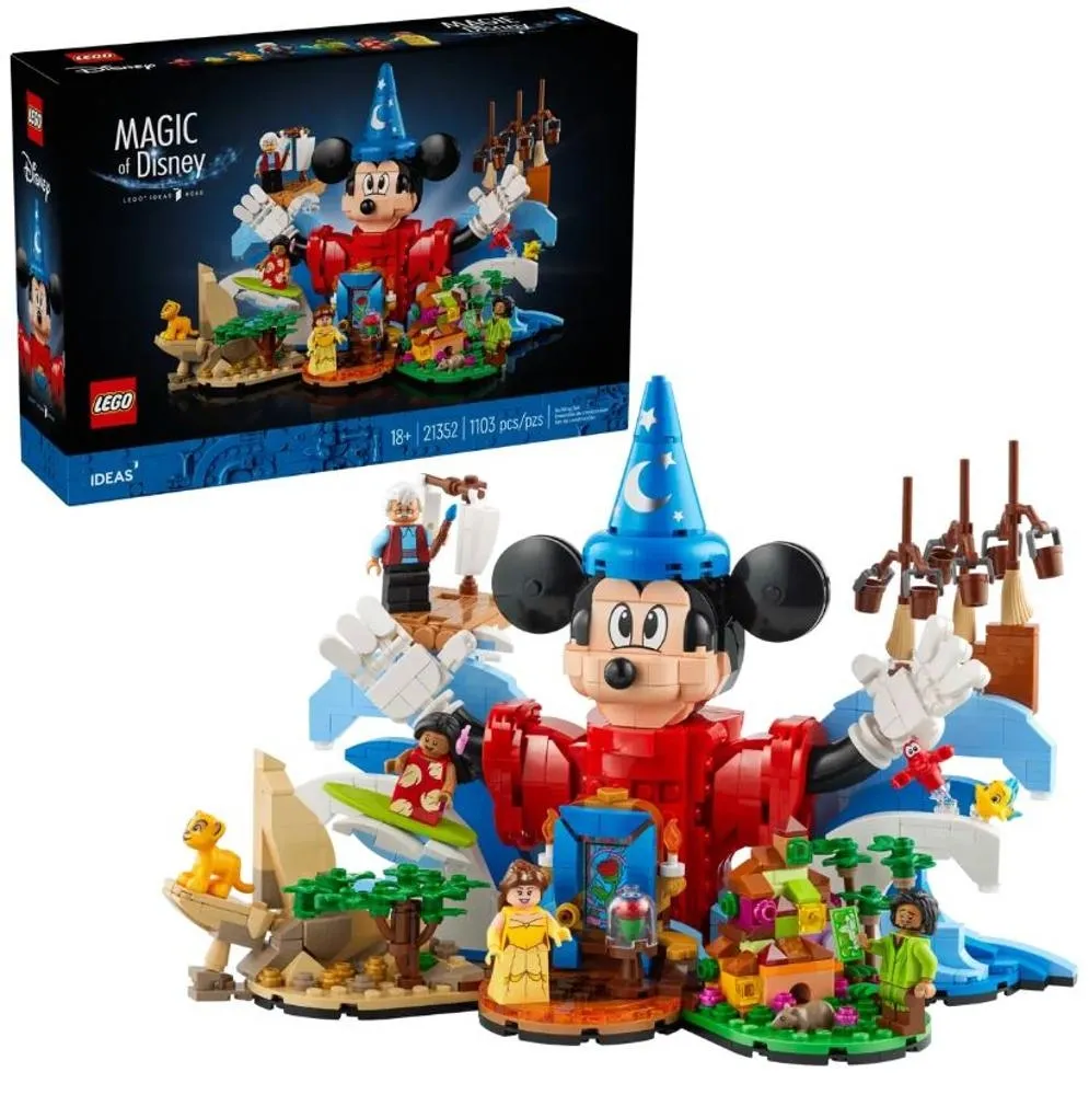 LEGO IDEAS 21352 Magia Disneya Myszka Mickey