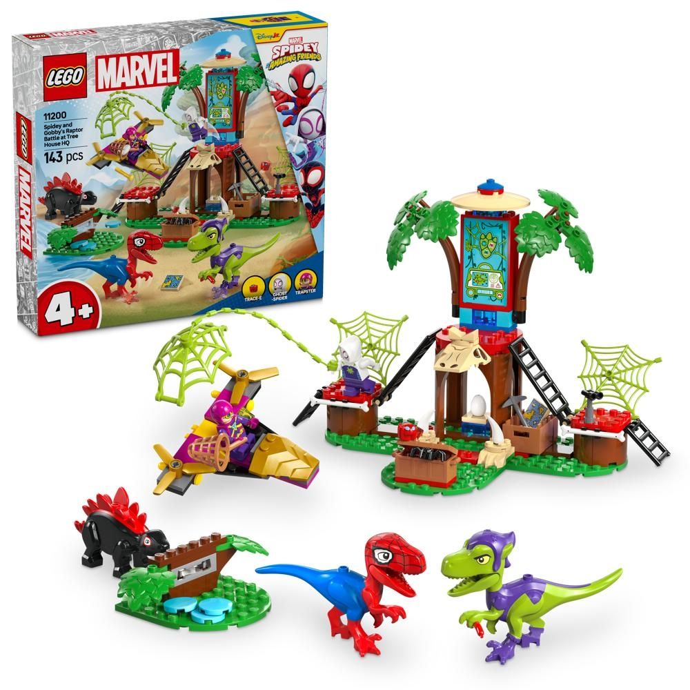 LEGO® Marvel Spidey i super-kumple Bitwa Spidey’ego i Gobby’ego przy domku na drzewie 11200