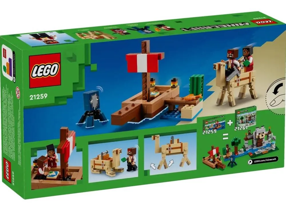 LEGO Minecraft Rejs statkiem pirackim 21259