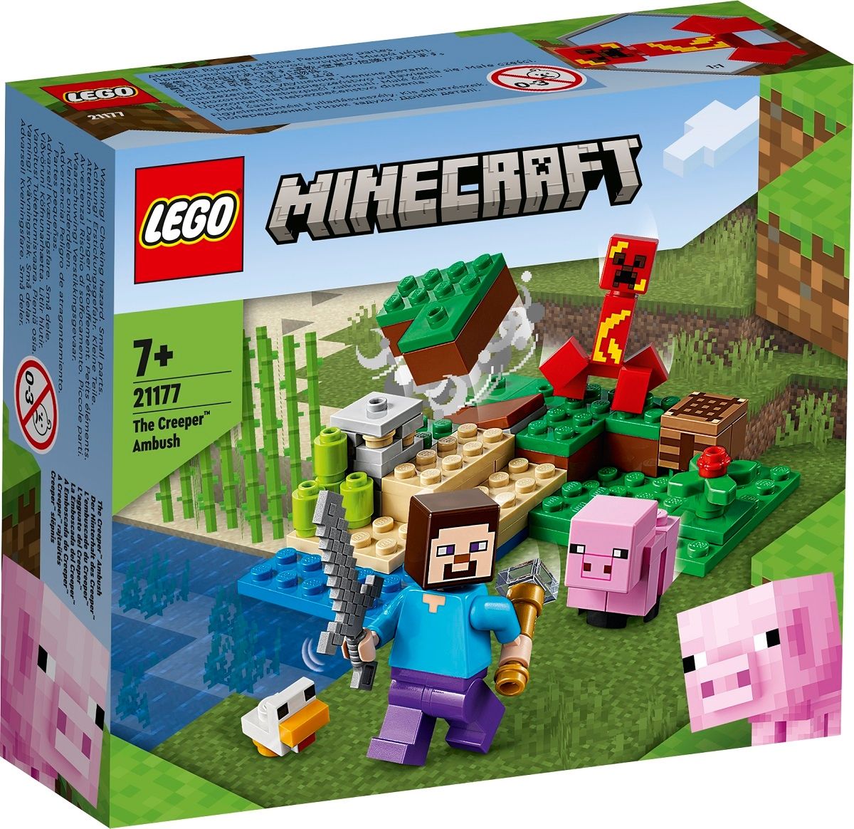 Lego Minecraft Zasadzka Creepera 21177