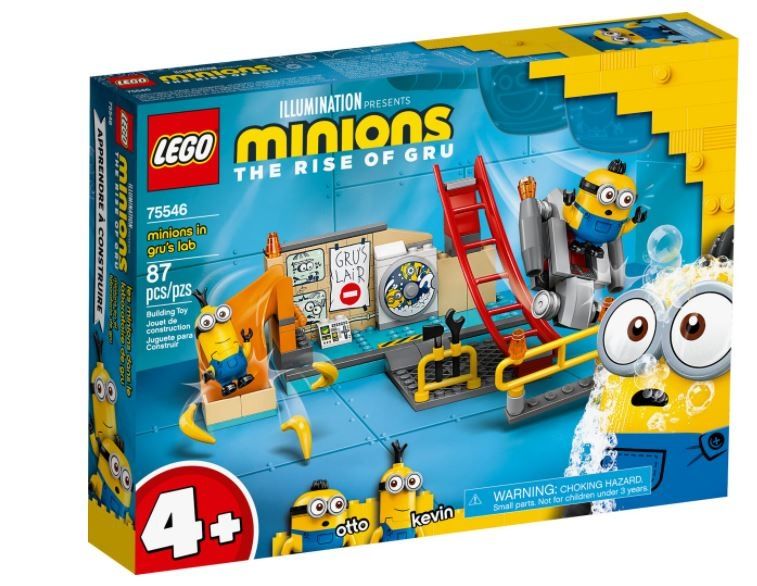 Lego Minionki w laboratorium Gru 75546