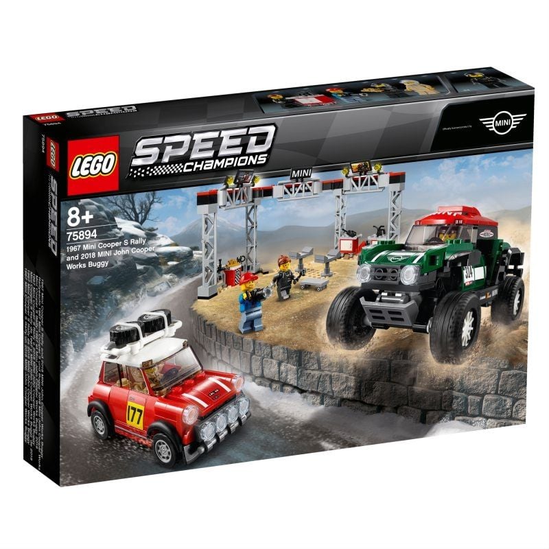 LEGO Speed Champions - 1967 Mini Cooper S Rally oraz 2018 MINI John Cooper Works Buggy 75894