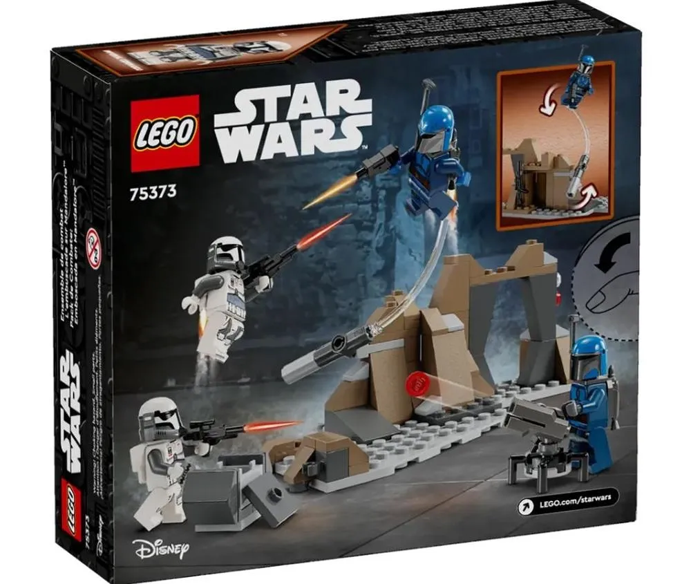 LEGO Star Wars Zasadzka na Mandalorze — zestaw bitewny 75373