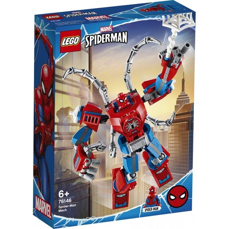 LEGO Super Heroes-Spider Mech 76146 - Zakupy online z dostawą do domu ...