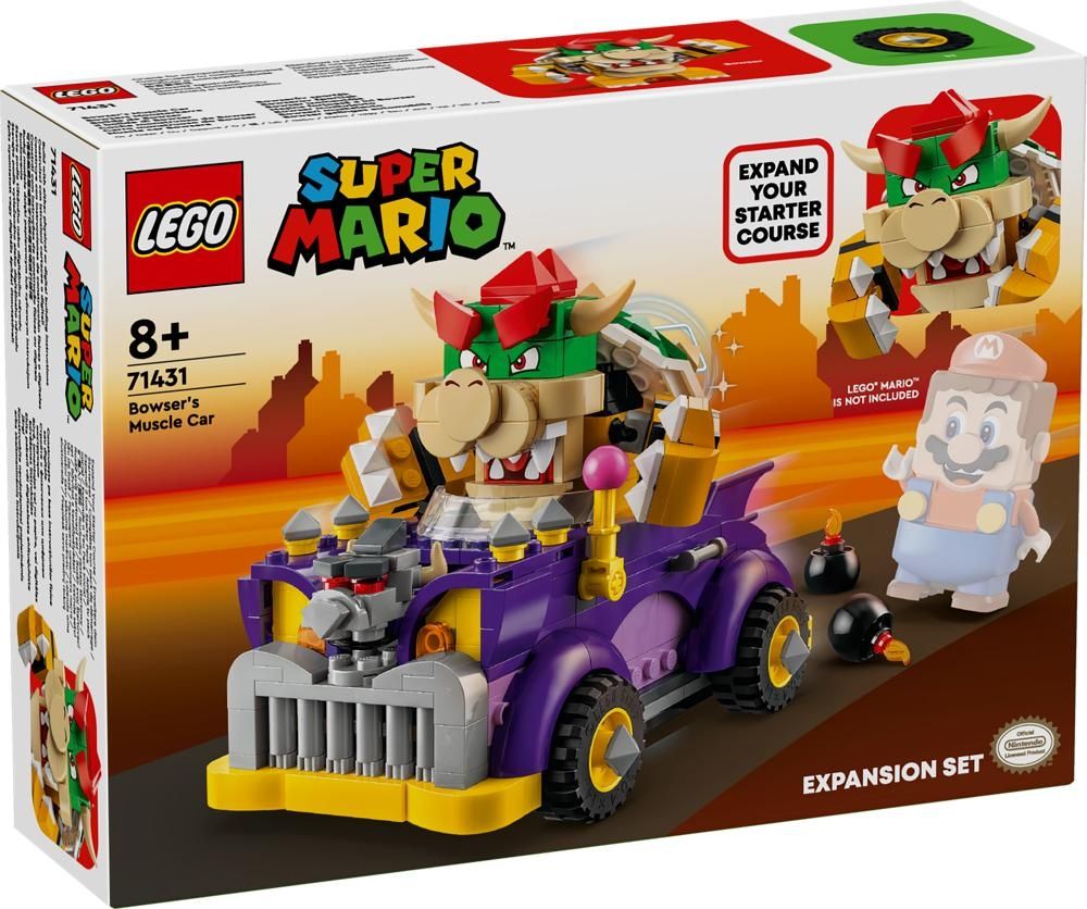 LEGO SUPER MARIO 71431 - Muscle car Bowsera