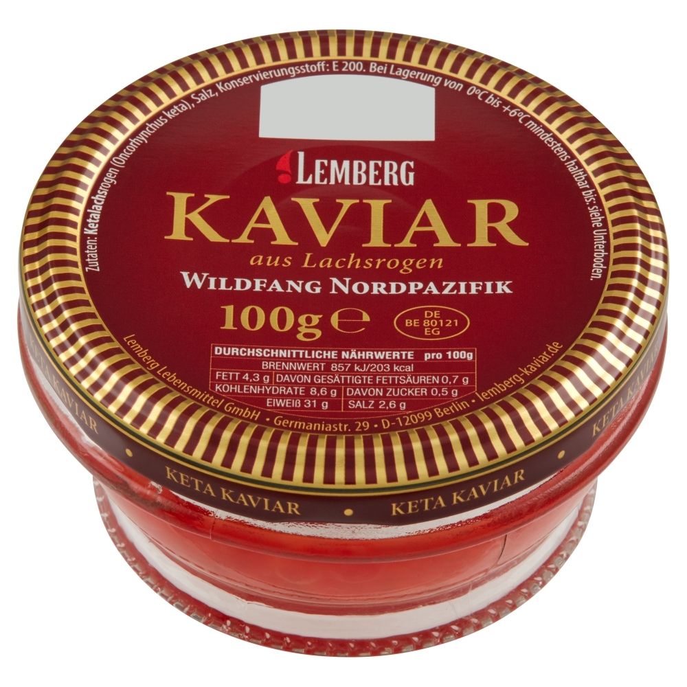 Lemberg Kawior z łososia Keta 100 g