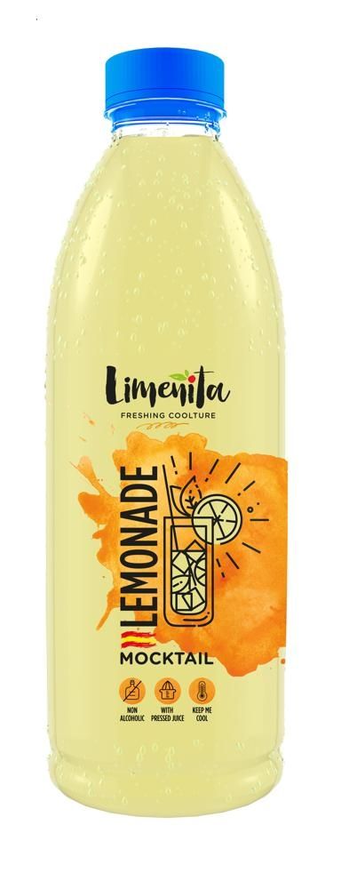 Lemoniada z wyciśniętym sokiem z cytryny z miąższem Limenita 1000 ml