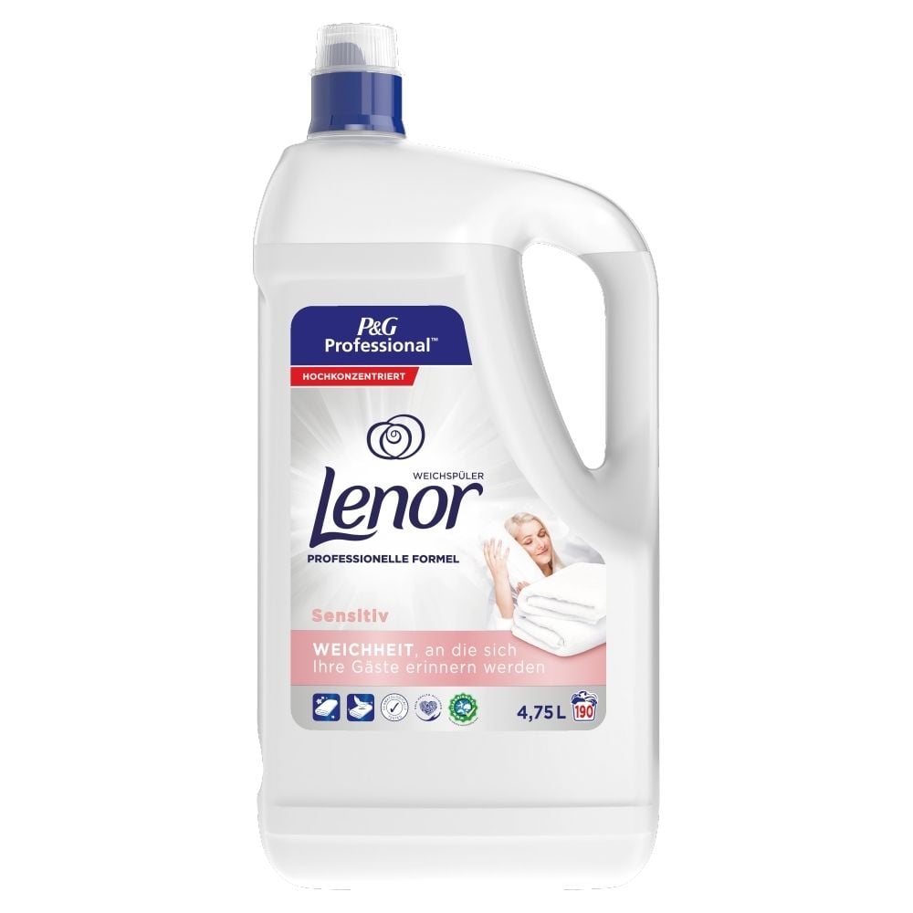 Lenor Professional Sensitive Płyn do zmiękczania tkanin 4.75l, 190 prań