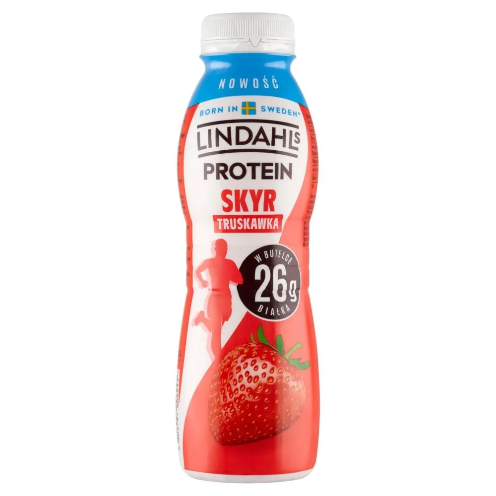 Lindahls Protein Jogurt pitny skyr truskawka 350 g