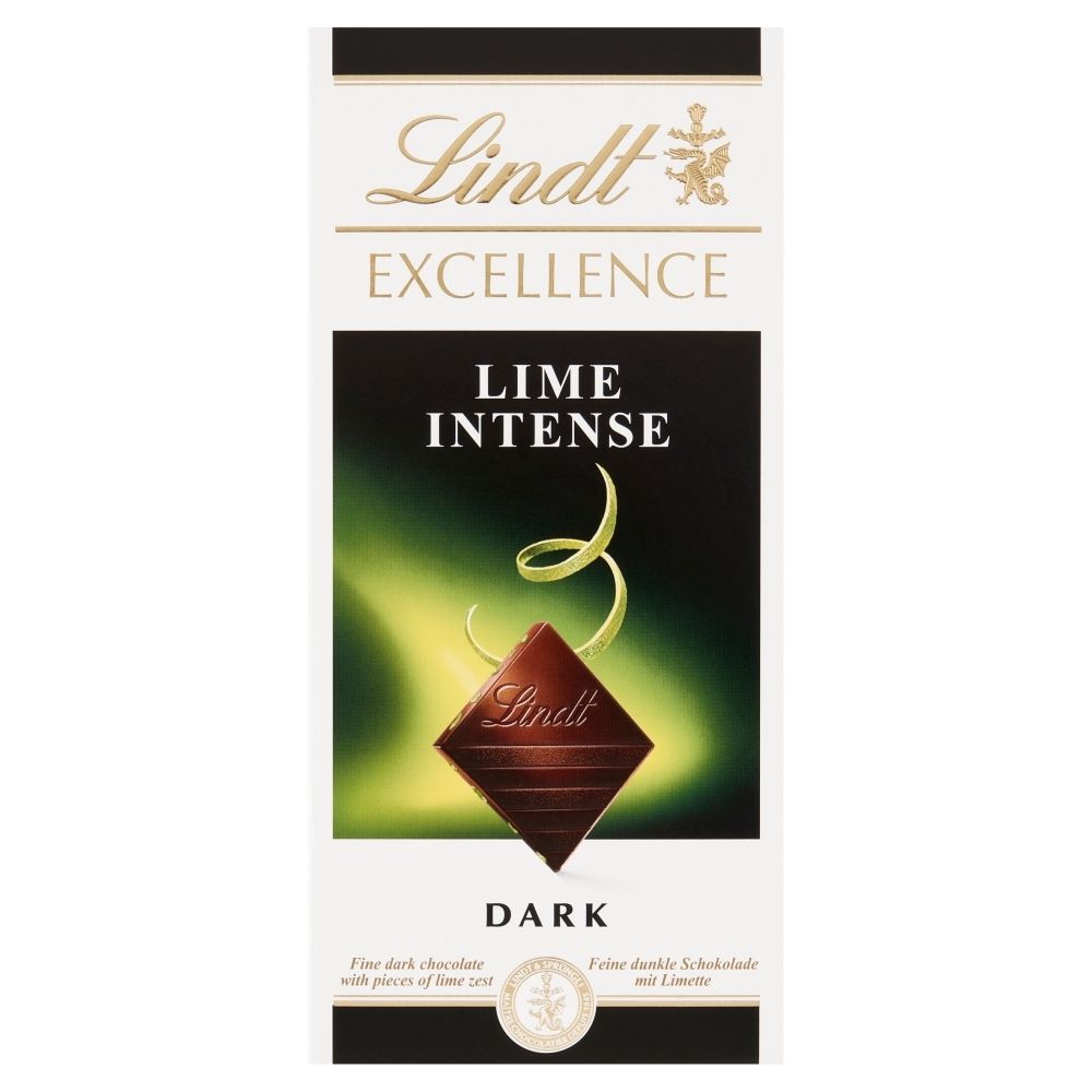 Lindt Excellence Czekolada ciemna z limonką 100 g