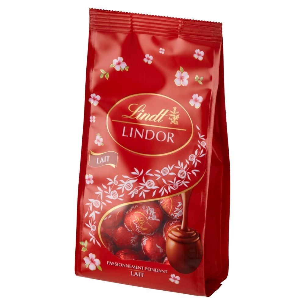 Lindt Lindor Czekolada mleczna z delikatnie rozpływającym się nadzieniem 180 g