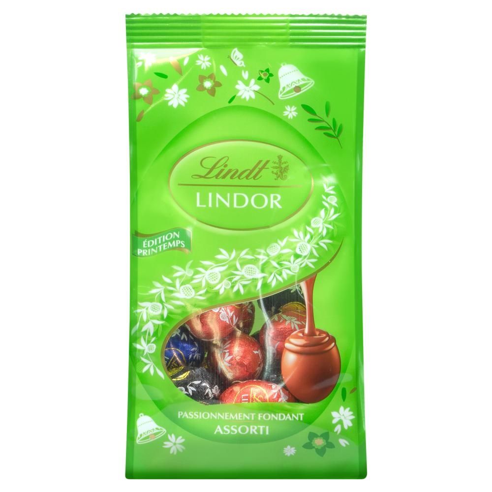 Lindt Lindor Mieszanka pralin z delikatnie rozpływającym się nadzieniem 180 g