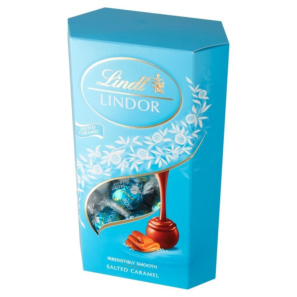 Lindt Lindor Salted Caramel Praliny z czekolady mlecznej 337 g