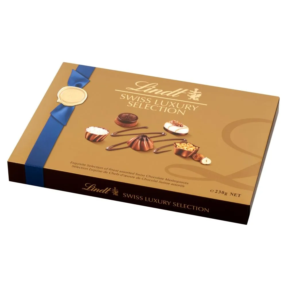 Lindt Swiss Luxury Selection Mieszanka pralin 230 g (23 sztuki)