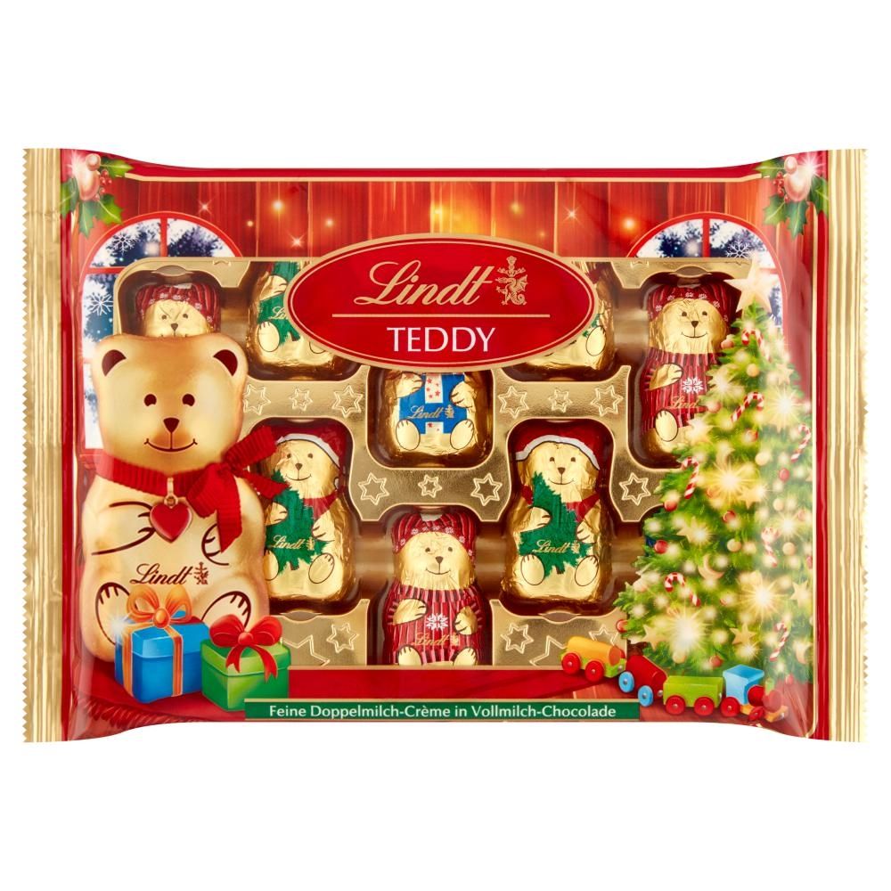 Lindt Teddy Czekolada mleczna nadziewana podwójnym kremem mlecznym 96 g