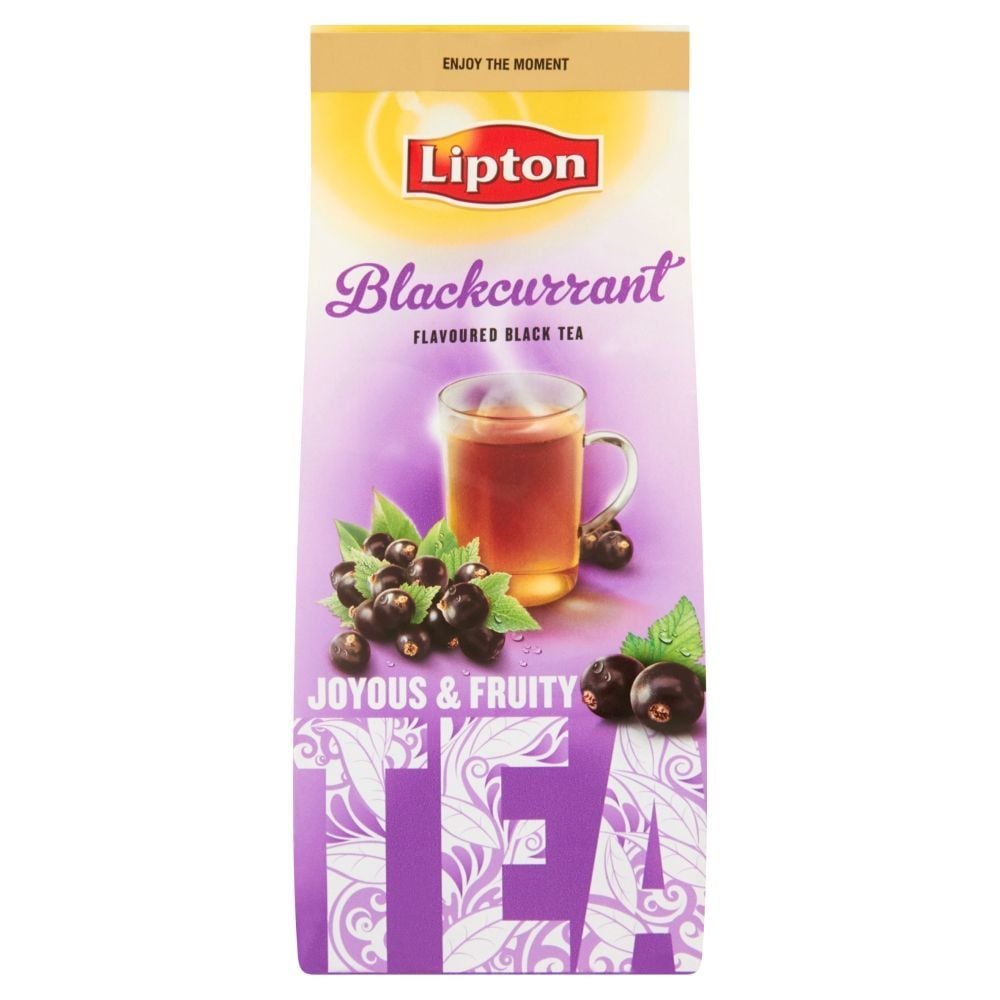 Lipton Blackcurrant Herbata czarna 150 g