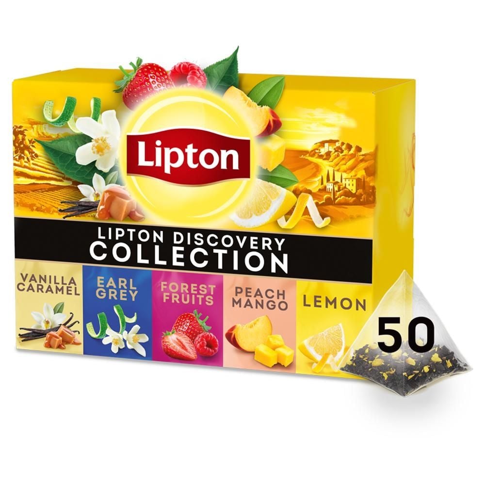 Lipton Discovery Collection Herbata czarna 82 g (50 torebek)