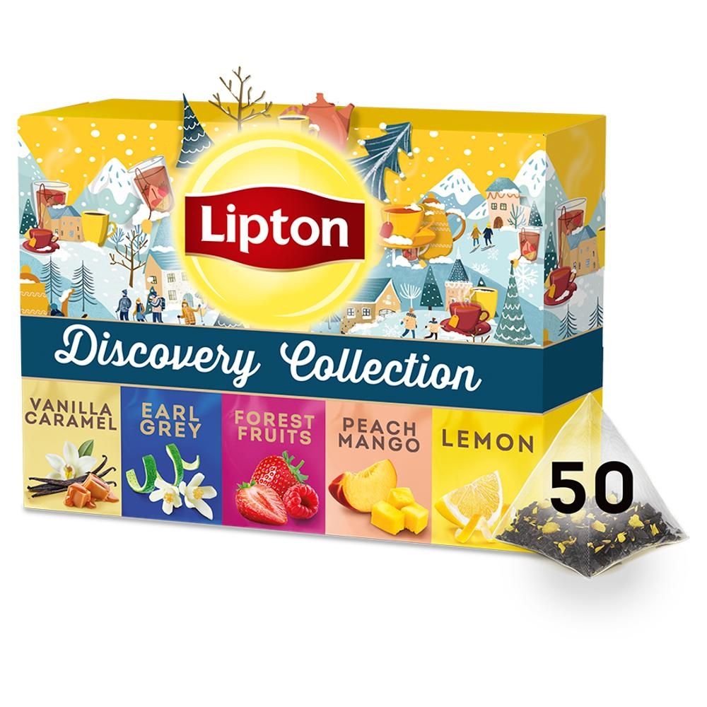 Lipton Discovery Collection Herbata czarna 82 g (50 torebek)