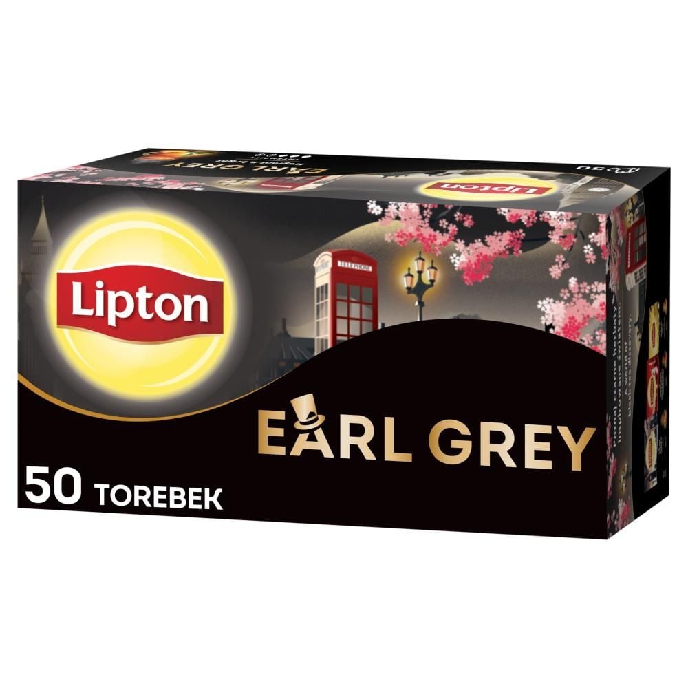 Lipton Earl Grey Herbata Czarna 75 G (50 Torebek) - Zakupy Online Z ...