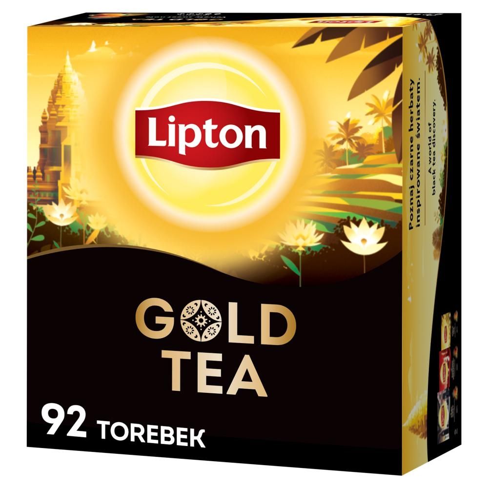 Lipton Gold Tea Herbata czarna 138 g (92 torebki)