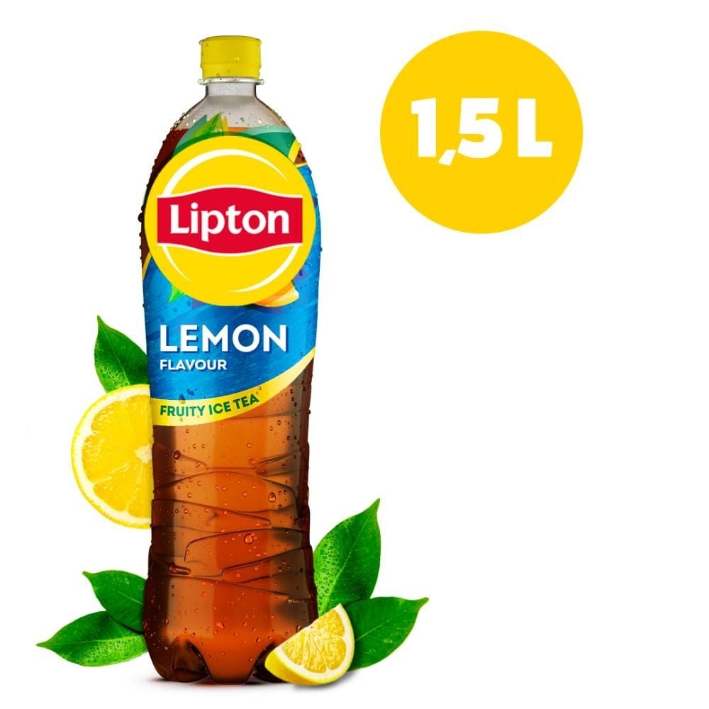 Lipton Ice Tea Lemon Napój niegazowany o smaku cytrynowym z ekstraktem czarnej herbaty 1,5 l