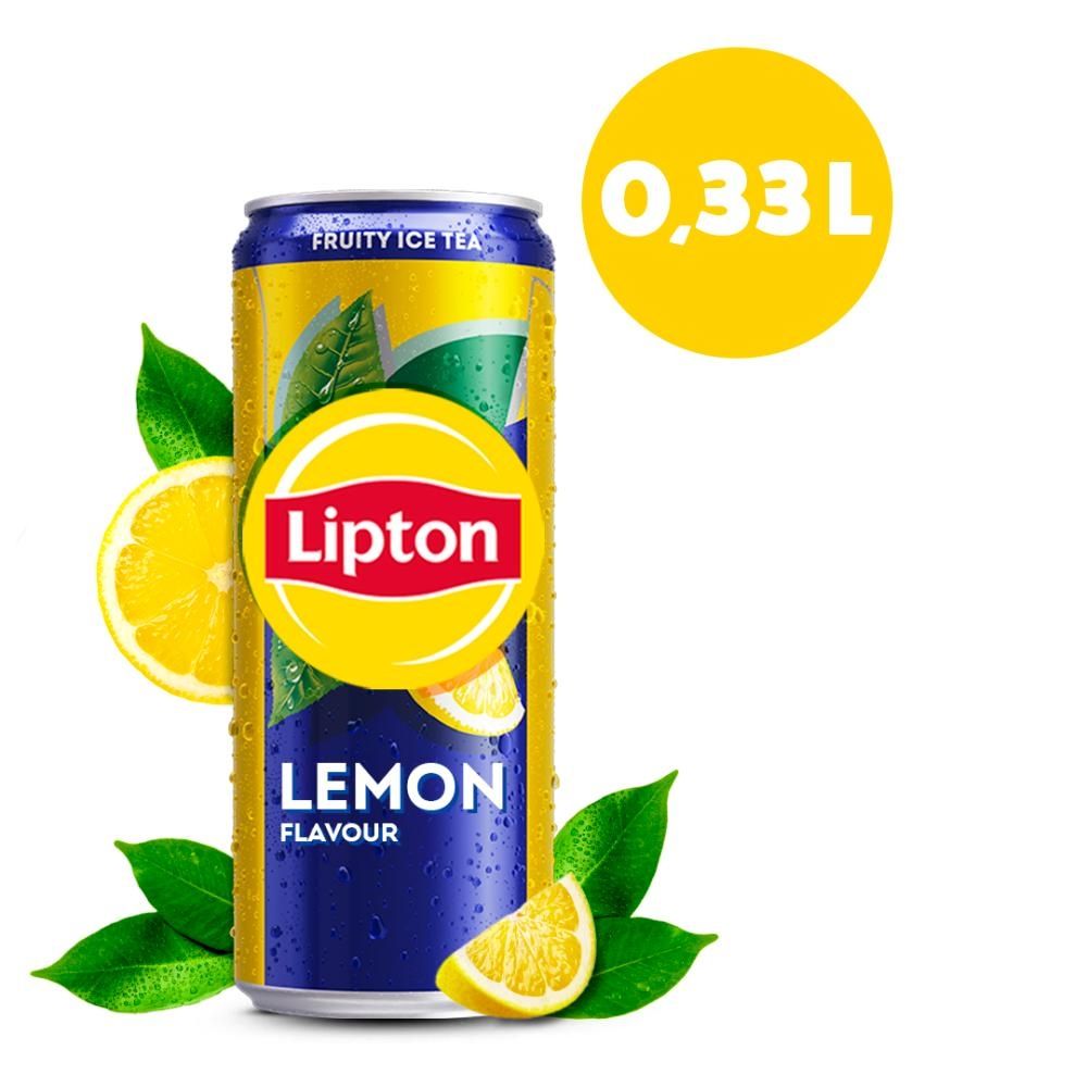 Lipton Ice Tea Lemon Napój niegazowany o smaku cytrynowym z ekstraktem czarnej herbaty 330 ml