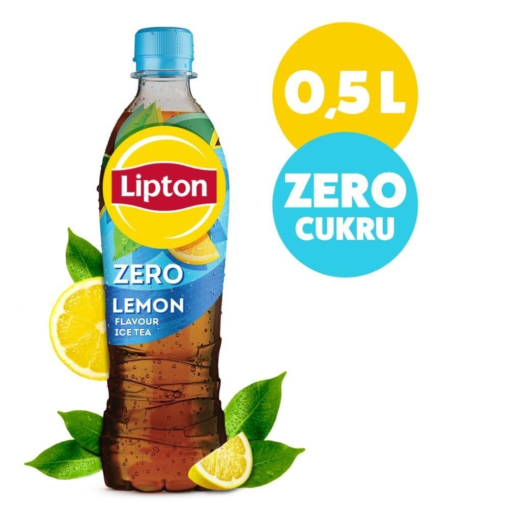 Lipton Ice Tea Zero Lemon Napój niegazowany o smaku cytrynowym z ekstraktem czarnej herbaty 500 ml