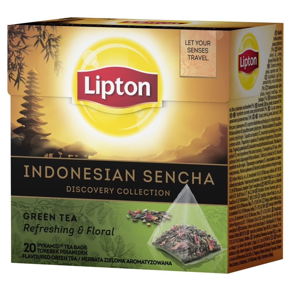 Lipton Indonesian Sencha Herbata zielona 36 g (20 torebek)