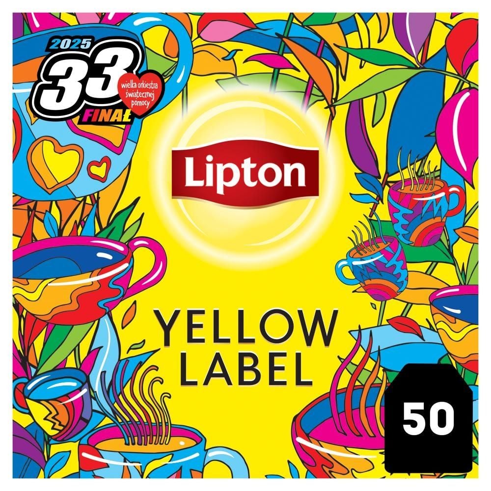 Lipton Yellow Label Herbata czarna 100 g (50 torebek)